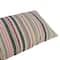 Hello Honey® Multicolor Stripes Cotton Blend Lumbar Pillow